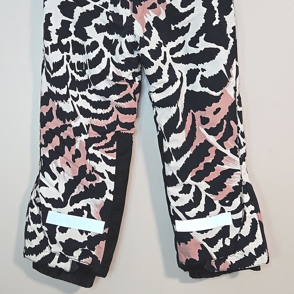 Molo Kids Pink/Black/Cream Animal Print Ski Pants, Size 122 EU (6-7 US) ~ VGUC - Picture 9 of 16